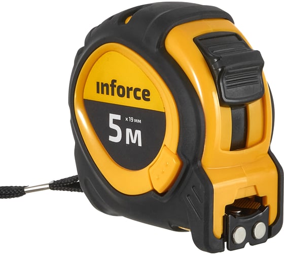 Изображение товара Рулетка с тройным стопом Inforce 5Х19 06-11-70