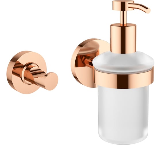 Изображение товара Набор аксессуаров для туалета 2 в 1 Finishing Touch Wellsee 182514001