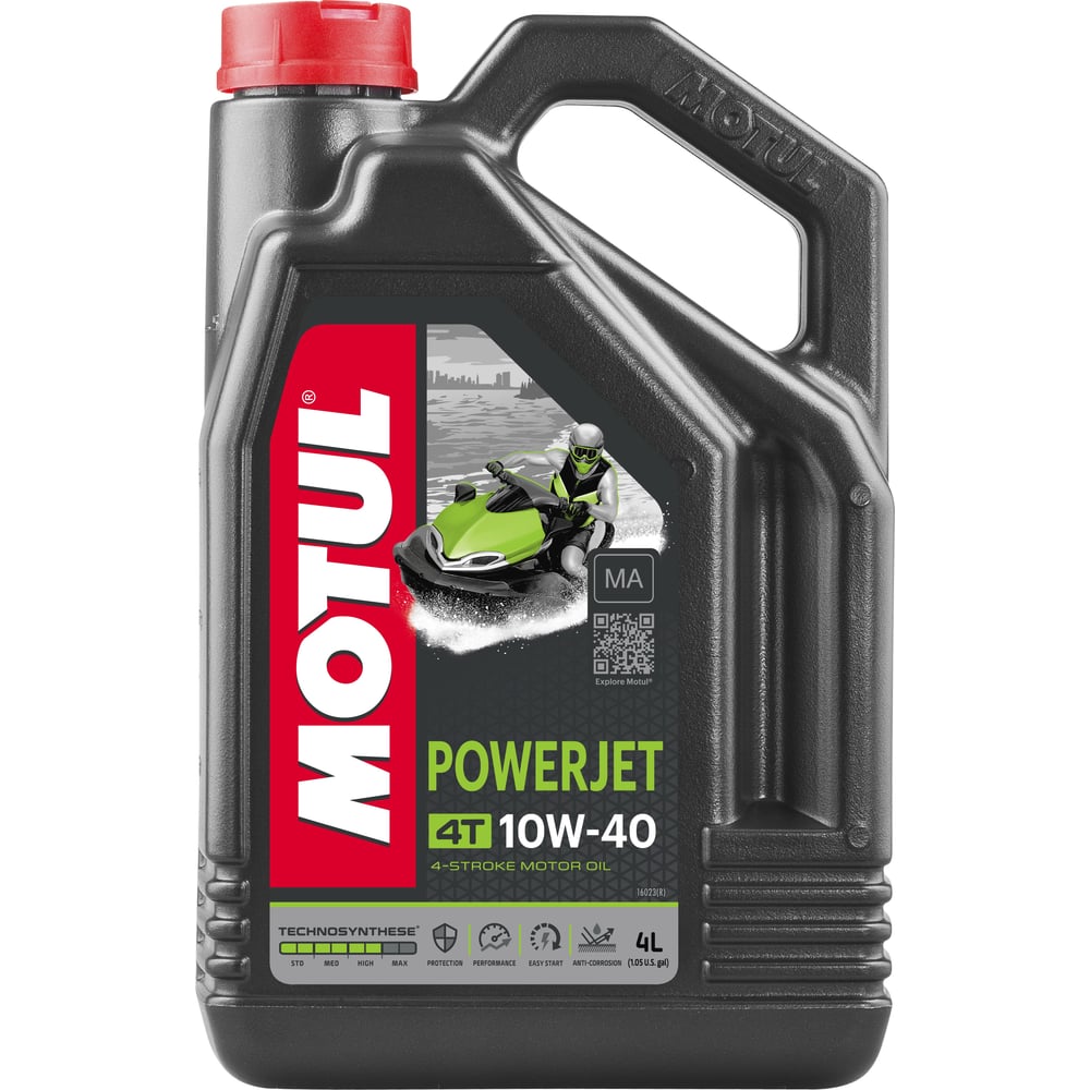 фото Масло для гидроциклов powerjet 4t 10w40 4 л motul 105874
