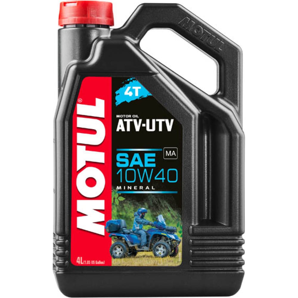 фото Масло для atv-utv 4t 10w40 4 л motul 105879