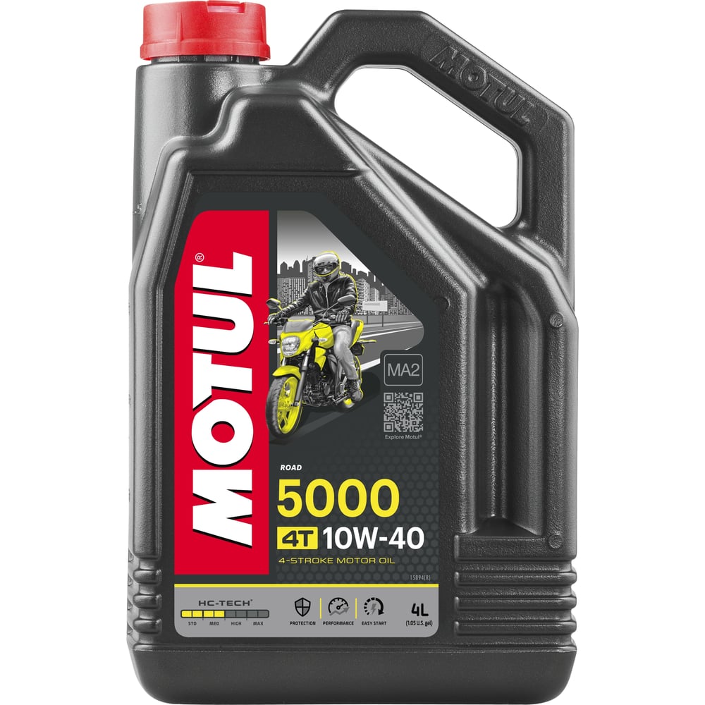 фото Моторное масло 5000 4t sae 10w40 4 л motul 104056