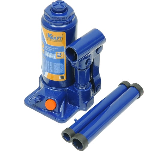 Изображение товара Бутылочный домкрат KRAFT 2 т, min 160mm-max 310mm KT 800011