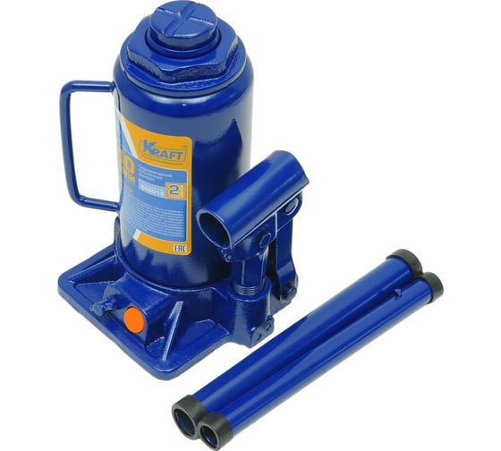 Изображение товара Бутылочный домкрат KRAFT 10 т, min 205mm-max 400mm KT 800018