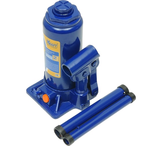 Изображение товара Бутылочный домкрат KRAFT 6 т, в кейсе, min 200mm-max 405mm KT 800016