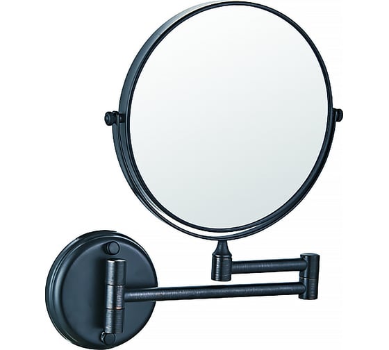 Изображение товара Зеркало для ванной Azario ALTRE Ø200 мм, черный матовый 00082000