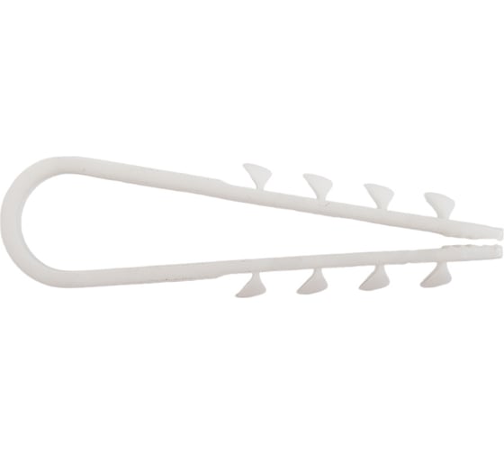 Изображение товара Дюбель-хомут Navigator 71 848 NCU-5-10-45-50/WH для круглого кабеля бел. уп.50 шт. 71848