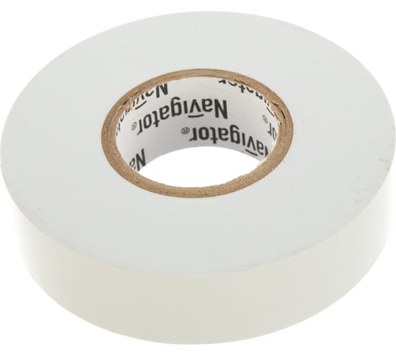 Изображение товара Изолента ПВХ Navigator 19х20м бел. NIT-A19-20/WH 71109