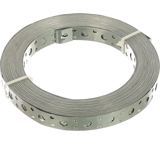 Изображение товара Перфорированная лента ЗУБР прямая вентиляционная ПВЛ, 20х0.5мм, 25м 310247-20-05