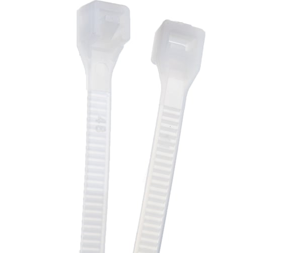 Изображение товара Нейлоновый хомут KRAFT 4.8х200, белый уп-ка 50 шт KT 880606