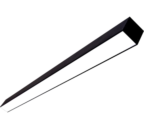 Изображение товара Потолочный профильный светильник aax.tech L50, 36Вт, 2450lm, ip44, черный AAX-L50-1000-38-op-ral9005-mkp AAX-L50p-1000-40W-4К-B
