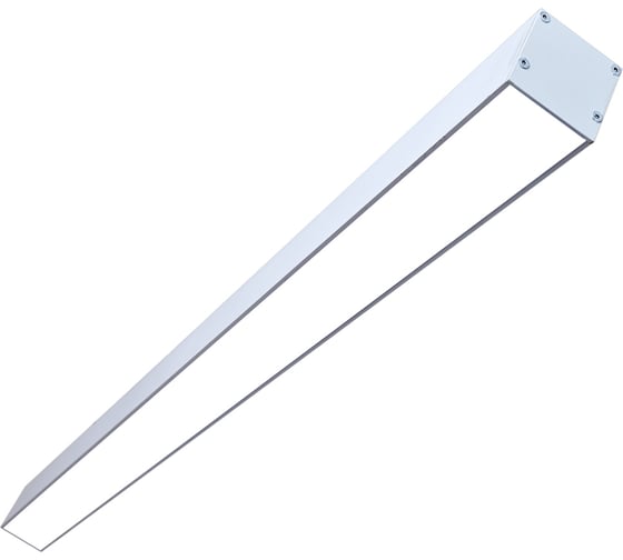 Изображение товара Потолочный профильный светильник laax.tech L50, 36Вт, 3000Лм, ip44, белый AAX-L50-1000-38-op-ral9003-mkp AAX-L50p-1000-40W-4К-W