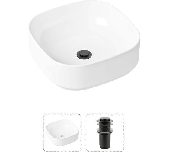 Изображение товара Накладная раковина для ванной Lavinia Boho Bathroom Sink Slim в комплекте 2 в 1 21520830