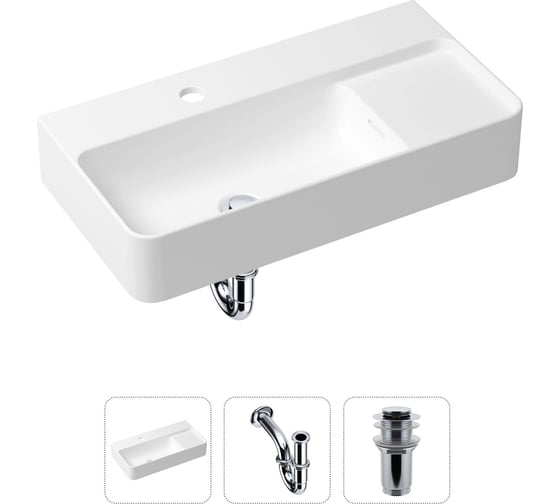 Изображение товара Накладная раковина для ванной Lavinia Boho Bathroom Sink Slim в комплекте 3 в 1 21520488