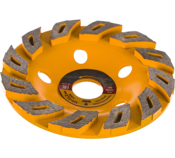 Изображение товара Чашка алмазная зачистная Турбо (125х22.2 мм) DENZEL 72970