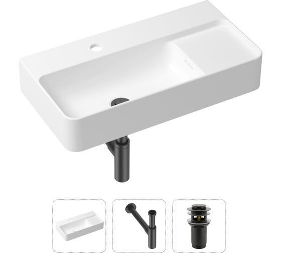 Изображение товара Накладная раковина для ванной Lavinia Boho Bathroom Sink Slim в комплекте 3 в 1 21520524