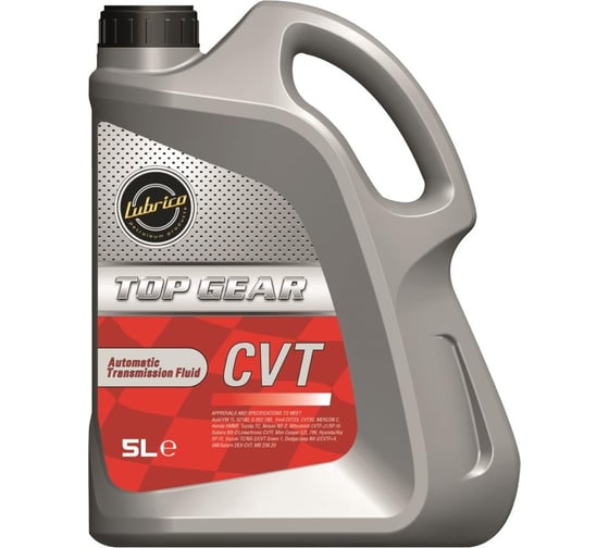 Изображение товара Синтетическая трансмиссионная жидкость LUBRICO TOP GEAR CVT 5 л L-EX-CVT-5
