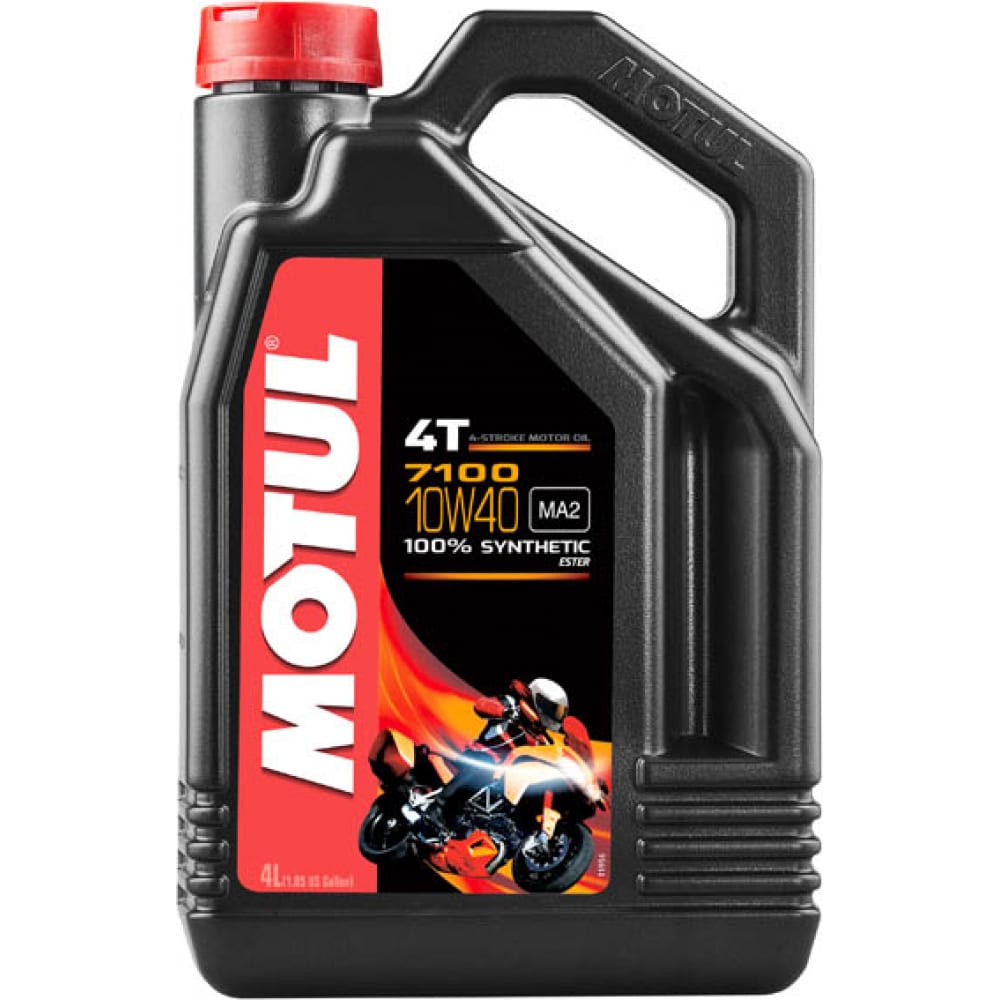 фото Моторное масло 7100 4t sae 10w40 4 л motul 104092