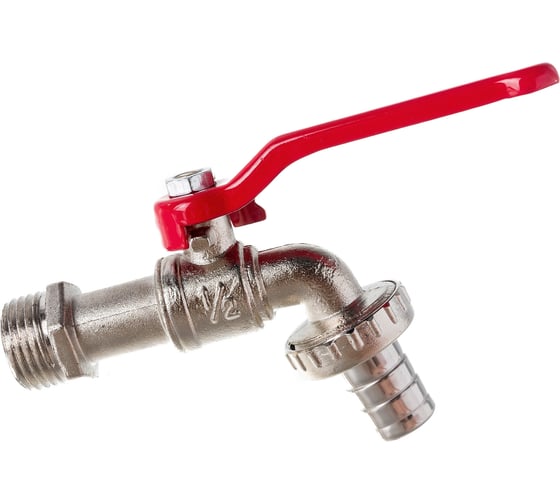 Изображение товара Шаровый водоразборный кран MasterProf со штуцером 1/2 ручка ДС.020047.ИМ