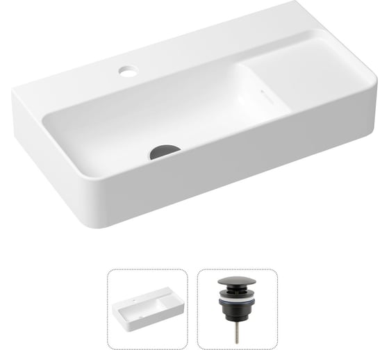 Изображение товара Накладная раковина для ванной Lavinia Boho Bathroom Sink Slim в комплекте 2 в 1 21520881
