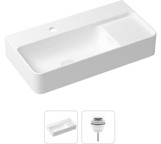 Изображение товара Накладная раковина для ванной Lavinia Boho Bathroom Sink Slim в комплекте 2 в 1 21520887