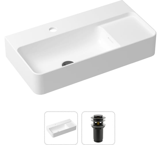 Изображение товара Накладная раковина для ванной Lavinia Boho Bathroom Sink Slim в комплекте 2 в 1 21520880