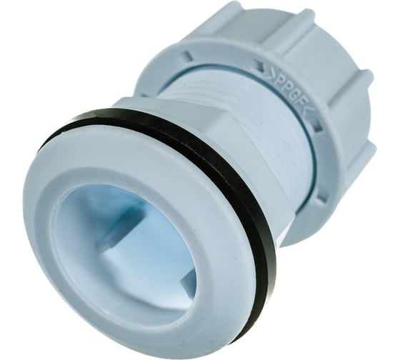 Изображение товара Штуцер - врезка в бак MasterProf с заглушкой и прокладкой 1", пластик ДС.020062.ИМ