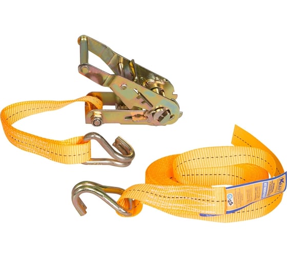 Изображение товара Ремень крепления груза с храповиком 8м 2 т KRAFT KT 800116