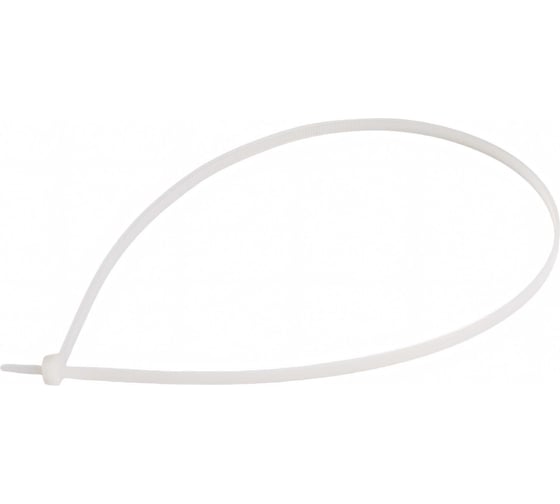 Изображение товара Пластиковый хомут белый 5.0x500мм универсальный 50шт Эврика ER-05501 956537