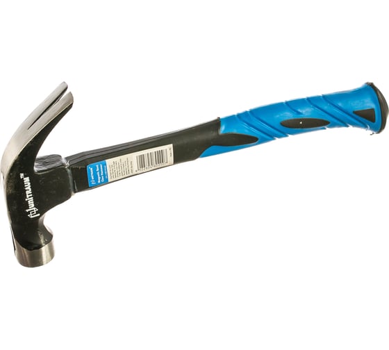 Изображение товара Молоток Плотника 560г с гнутым гвоздодёром, кованым, магнитным бойком UNITRAUM UN-MBCH560
