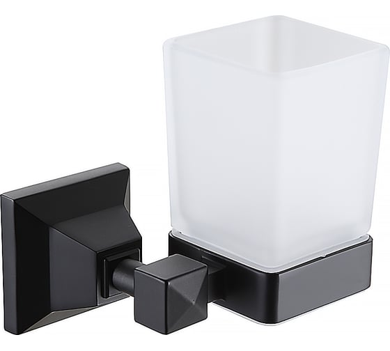 Изображение товара Стакан стеклянный Azario ALTRE черный матовый 00081936