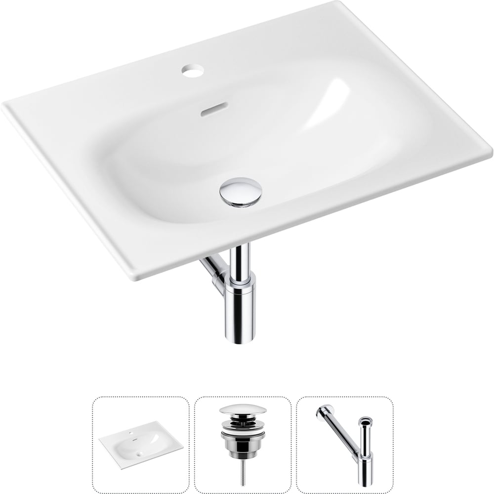 Изображение товара Врезная раковина для ванной, комплект 3 в 1 Lavinia Boho Bathroom Sink 21520438 Изображение товара Врезная раковина для ванной, комплект 3 в 1 Lavinia Boho Bathroom Sink 21520438