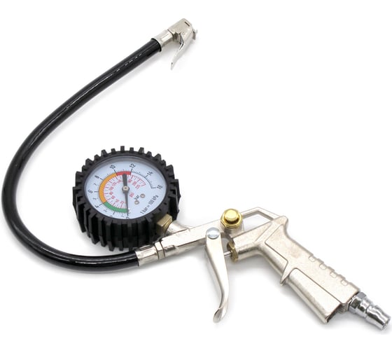 Изображение товара Пистолет для подкачки шин с манометром Вымпел 16 bar №1 5291