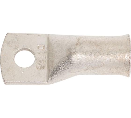 Изображение товара Трубчатый наконечник ТМЛ (ЮМП) ТМЛ-F-95-10 медный луженый F-типа 95мм2 под болт М10 elcТМЛ-F-95-10-ЮМП