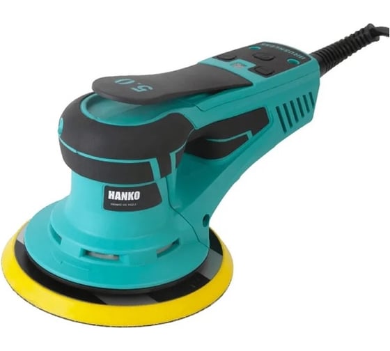 Изображение товара Электрическая бесщеточная шлифовальная машинка HANKO OS d150 48 отв., орбита 5 мм 150A1