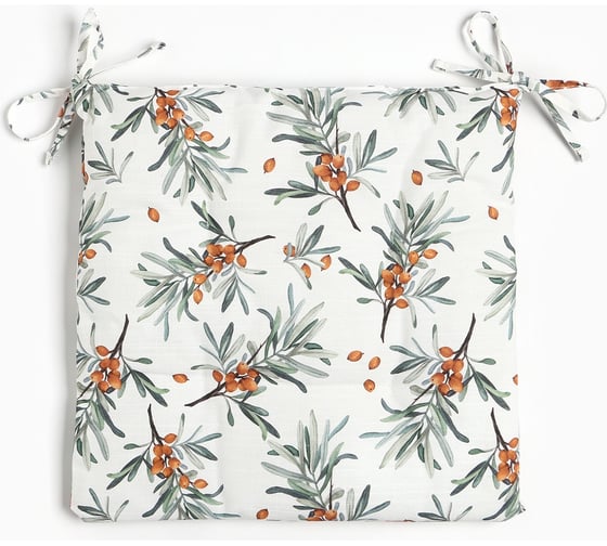 Изображение товара Сидушка на стул Этель "Berry garden" 42x42 см, 100% хлопок, репс 210 г/м2 7560452