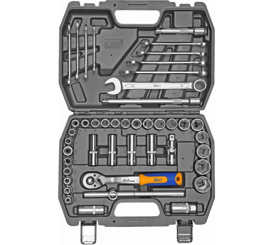 Изображение товара Набор инструмента 1/2 Dr 44 предмета KRAFT KT 700683