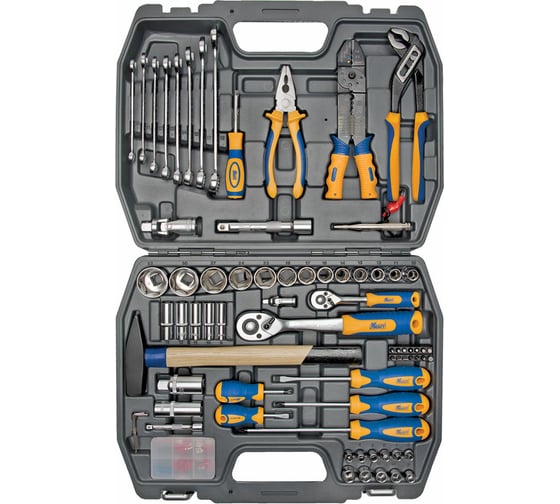 Изображение товара Набор инструмента 1/2 Dr и 1/4 Dr 99 предметов KRAFT KT 700307