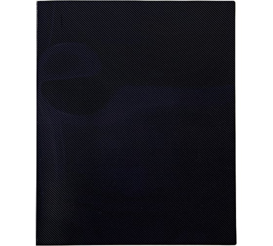 Изображение товара Пластиковая папка Hatber 10 вкладышей А4 корешок 9 мм LINE 500 мкм Черная, 50шт. 036966