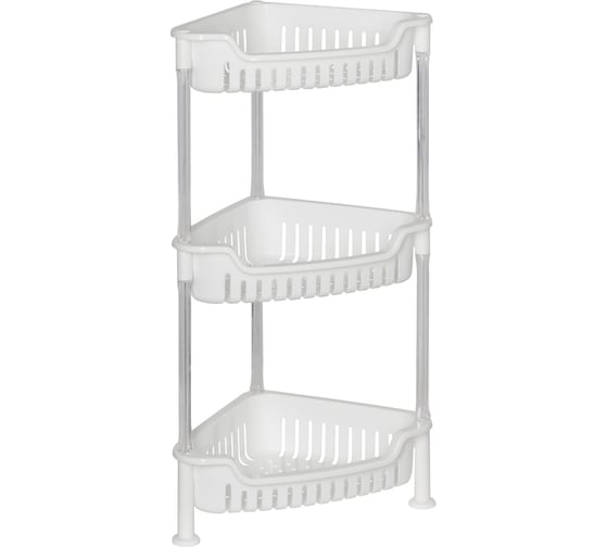 Изображение товара Угловая трехэтажная этажерка FIXSEN