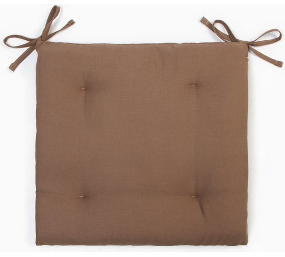 Изображение товара Сидушка Этель "ECO" цвет оливковый, 42x42 см, 70% хлопок, 30% лён, 190 г/м2 9631117