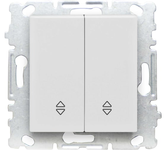 Изображение товара Выключатель Metronex Electric Palermo двуклавишный реверсивный без рамки FVK040209BEL