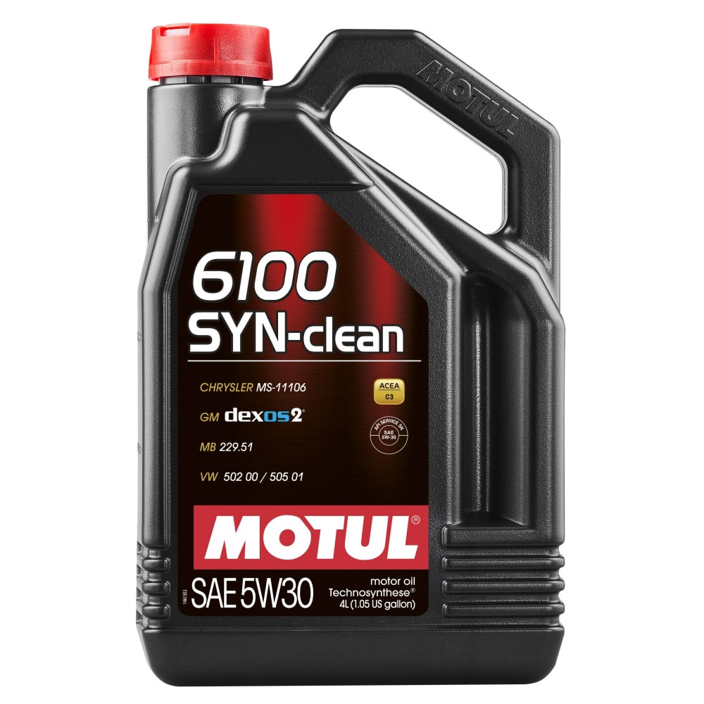 Моторное масло MOTUL 107948 6100 SYN-CLEAN 5W30 - фото 1
