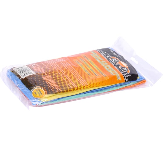 Изображение товара Салфетки микрофибровые универсальные 30x30см Автостоп AB-3601-85 692844