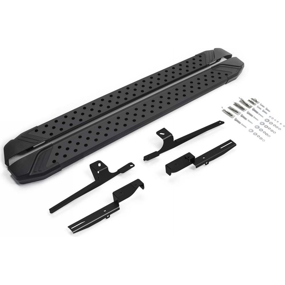 Изображение товара Пороги на авто Rival BMW-style для Lada Niva Travel 2021 нв 160 см 2 шт D160ALB 6006 1