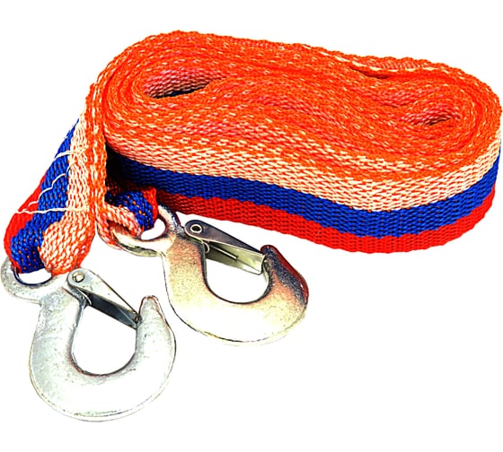 Изображение товара Трос буксировочный 3500кг длина 4.8м, ленточный Автостоп AB-3.5CH 194932