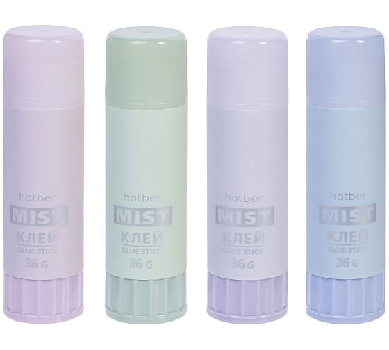 Изображение товара Клей-карандаш Hatber Mist 36 г 12 шт 081213