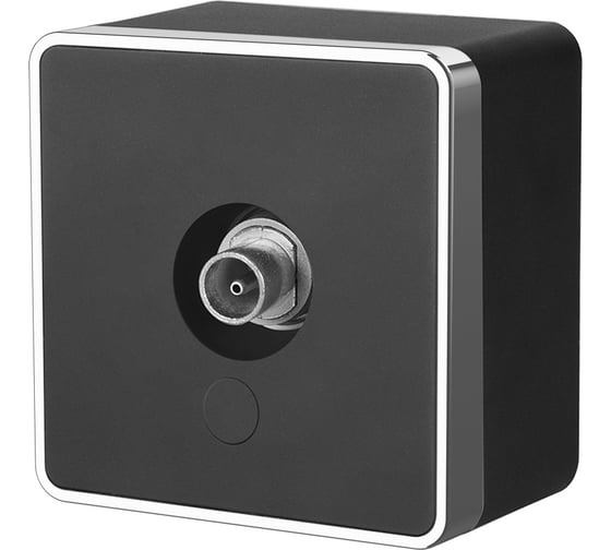 Изображение товара ТВ-розетка WERKEL W5083035 оконечная Gallant черный хром a050969