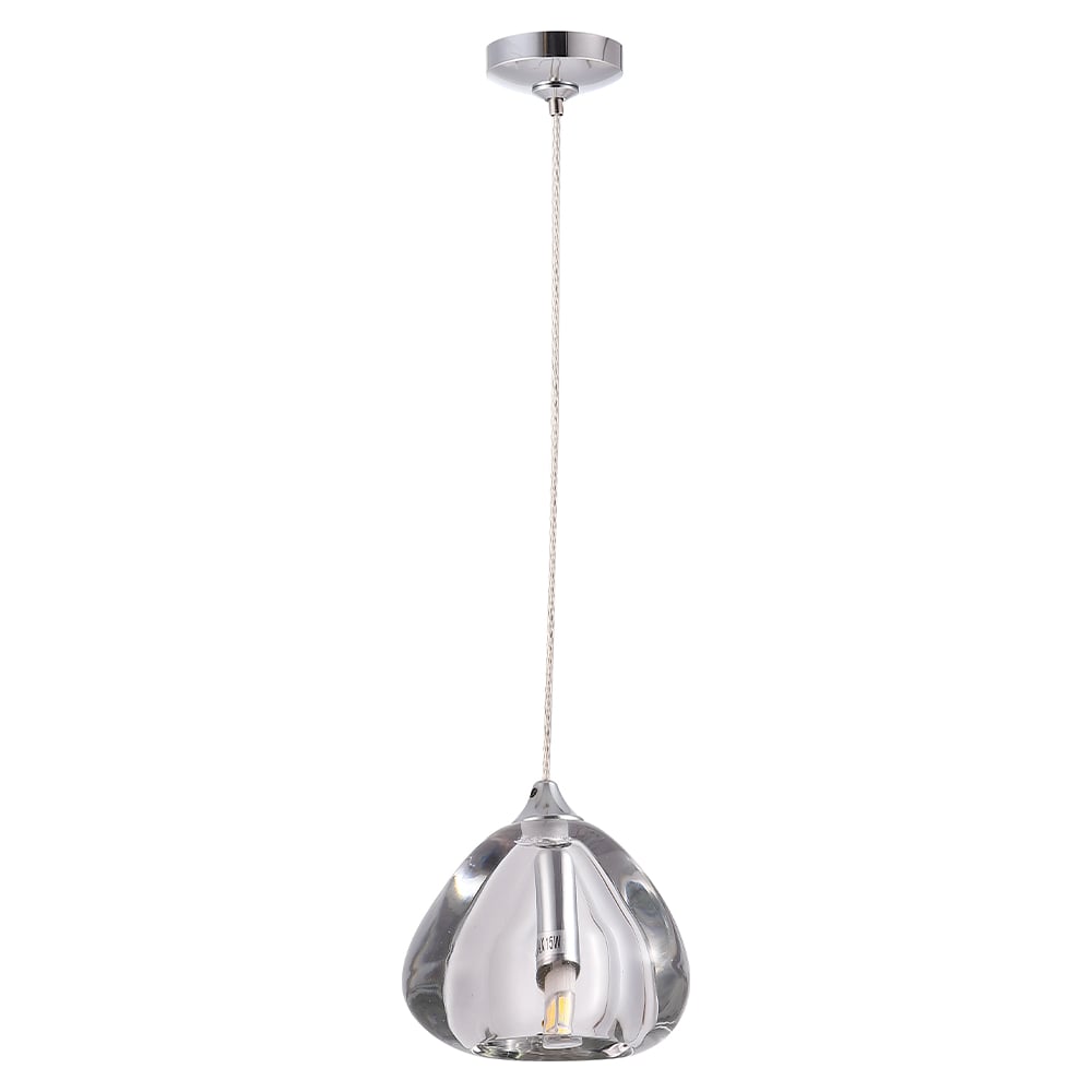 Изображение товара Подвесной светильник Crystal lux VERANO SP1 TRANSPARENT стиль модерн