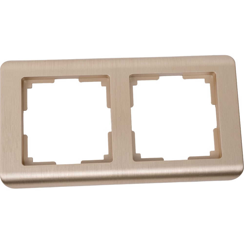 Изображение товара Рамка на 2 поста Werkel W0022111 шампань серия Stream