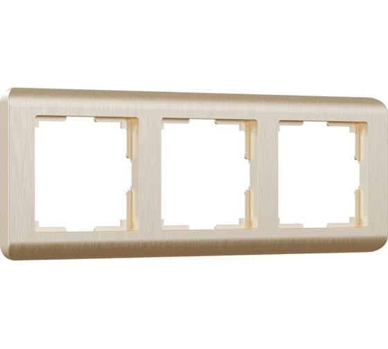 Изображение товара Рамка на 3 поста WERKEL W0032111 шампань a051274